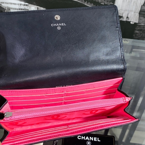 Authentic Chanel Cambon Line Quilted Flap Long Wallet - Picture 7 of 17